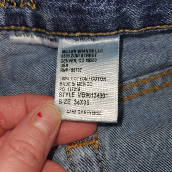 Cinch Men's Carter Mid Rise Relaxed Fit Boot Cut Jeans Size 34X36 Western Rodeo - Picture 5 of 15